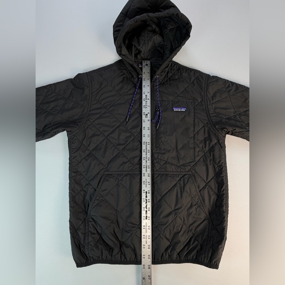 Patagonia Diamond Quilted Full Zip Hooded Jacket Mens Small - Picture 6 of 11